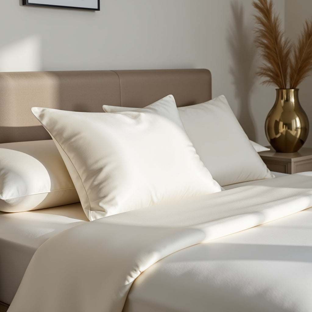 Taie d'oreiller en soie de mûrier | Grade 6A | 22 Mommes